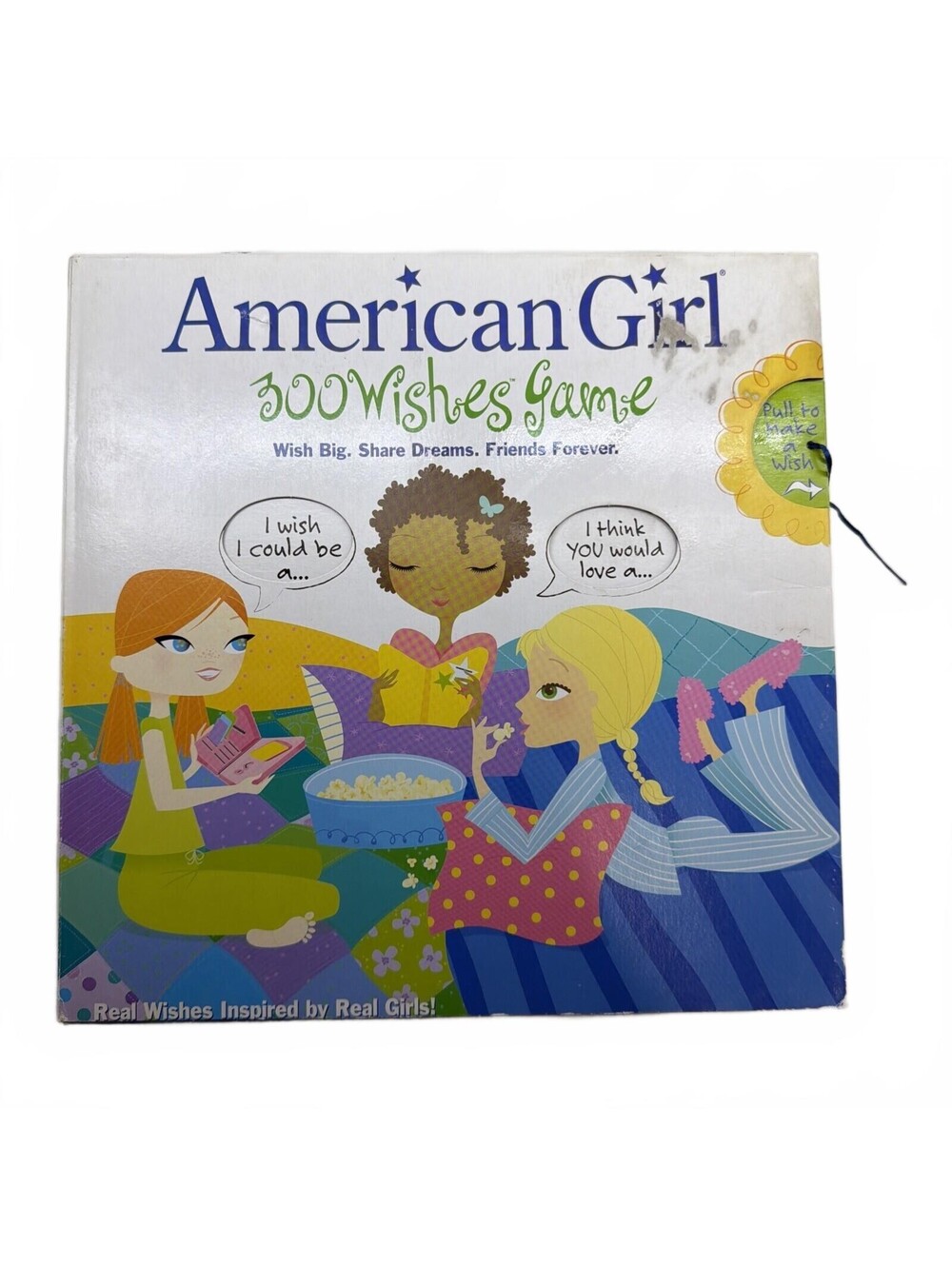 American Girl 300 Wishes Game Mattel 2005 100% Complete Cute Little Girls Game